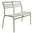 Schaffner Säntis Banc à lattes 2 places sans accoudoirs Champagne 85 Vert pastel 64 
