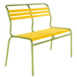 Schaffner Säntis Banc à lattes 2 places sans accoudoirs Vert Clair 63 Jaune 11 