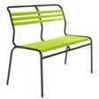 Schaffner Säntis Banc à lattes 2 places sans accoudoirs Vert Sapin 66 Vert Clair 63 