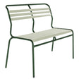 Schaffner Säntis Banc à lattes 2 places sans accoudoirs Vert Sapin 66 Vert pastel 64 
