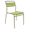 Schaffner Säntis Chaise à lattes Champagne 85 Vert Clair 63 