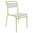 Schaffner Säntis Chaise à lattes Vert Clair 63 Blanc 90 