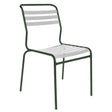 Schaffner Säntis Chaise à lattes Vert Sapin 66 Blanc 90 