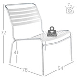 Schaffner Säntis Chaise basse à lattes 