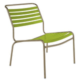 Schaffner Säntis Chaise basse à lattes Champagne 85 Vert Clair 63 