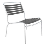 Schaffner Säntis Chaise basse à lattes Galvanisé à chaud 02 Graphite 73 