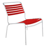Schaffner Säntis Chaise basse à lattes Galvanisé à chaud 02 Rouge 30 