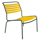 Schaffner Säntis Chaise basse à lattes Vert Sapin 66 Jaune 11 