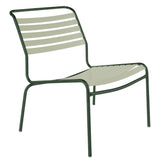 Schaffner Säntis Chaise basse à lattes Vert Sapin 66 Vert pastel 64 