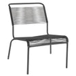 Schaffner Säntis Chaise basse Spaghetti Anthracite 77 Anthracite 77 