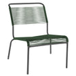 Schaffner Säntis Chaise basse Spaghetti Anthracite 77 Vert Sapin 66 