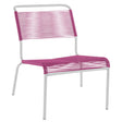 Schaffner Säntis Chaise basse Spaghetti Blanc 90 Rose 41 