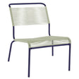 Schaffner Säntis Chaise basse Spaghetti Bleu 53 Vert pastel 64 