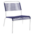 Schaffner Säntis Chaise basse Spaghetti Galvanisé à chaud 02 Bleu 53 