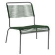 Schaffner Säntis Chaise basse Spaghetti Graphite 73 Vert Sapin 66 