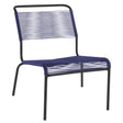 Schaffner Säntis Chaise basse Spaghetti Noir 91 Bleu 53 