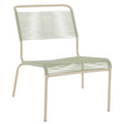 Schaffner Säntis Chaise basse Spaghetti Sable Pastel 15 Vert pastel 64 