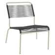 Schaffner Säntis Chaise basse Spaghetti Vert Pastel 64 Anthracite 77 