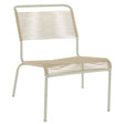 Schaffner Säntis Chaise basse Spaghetti Vert Pastel 64 Sable pastel 15 