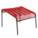 Schaffner Säntis Repose-pieds Spaghetti Anthracite 77 Rouge 30 