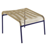 Schaffner Säntis Repose-pieds Spaghetti Bleu 53 Marron Pastel 83 