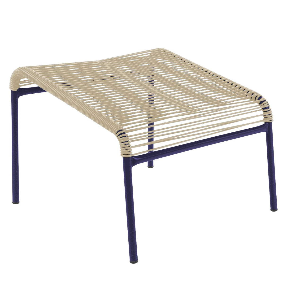 Schaffner Säntis Repose-pieds Spaghetti Bleu 53 Sable pastel 15 