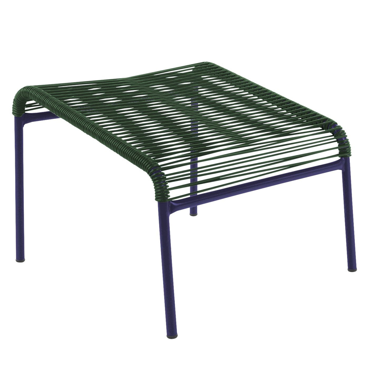 Schaffner Säntis Repose-pieds Spaghetti Bleu 53 Vert Sapin 66 