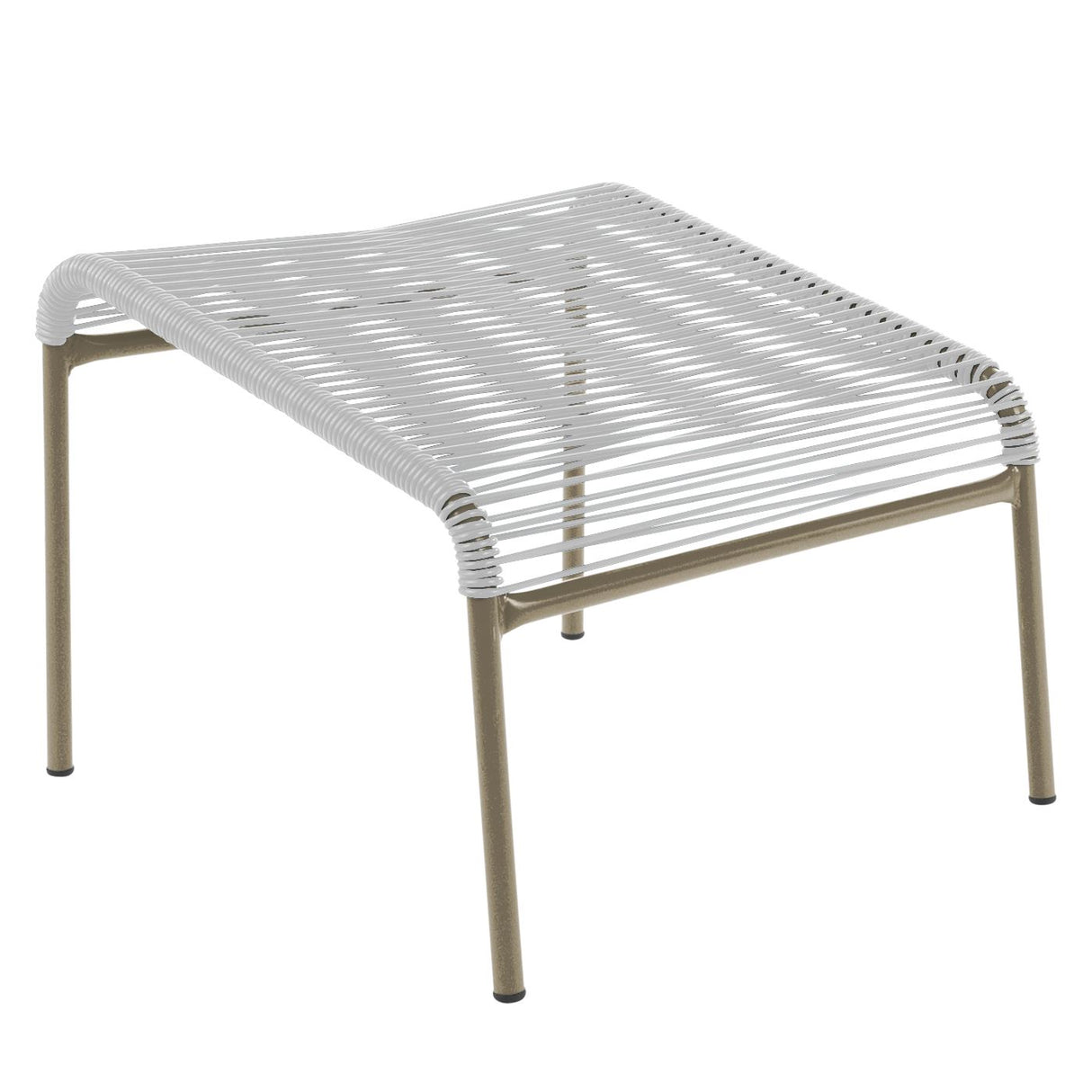 Schaffner Säntis Repose-pieds Spaghetti Champagne 85 Blanc 90 