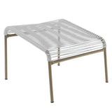 Schaffner Säntis Repose-pieds Spaghetti Champagne 85 Blanc 90 