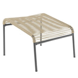 Schaffner Säntis Repose-pieds Spaghetti Graphite 73 Sable pastel 15 