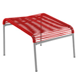 Schaffner Säntis Repose-pieds Spaghetti Gris Argent 78 Rouge 30 