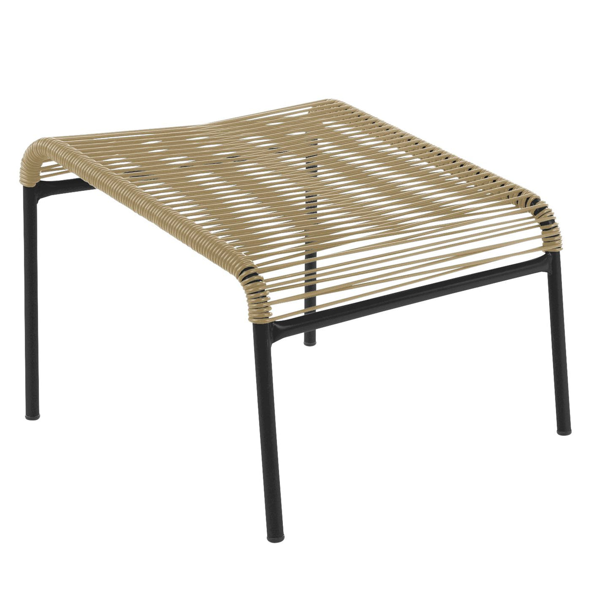 Schaffner Säntis Repose-pieds Spaghetti Noir 91 Marron Pastel 83 