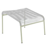 Schaffner Säntis Repose-pieds Spaghetti Vert Pastel 64 Blanc 90 