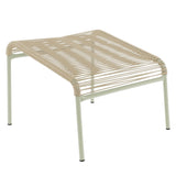 Schaffner Säntis Repose-pieds Spaghetti Vert Pastel 64 Sable pastel 15 