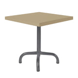 Schaffner Säntis Table d'appoint rabattable 50x50cm Anthracite 77 Marron Pastel 83 