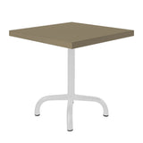 Schaffner Säntis Table d'appoint rabattable 50x50cm Blanc 90 Champagne 85 