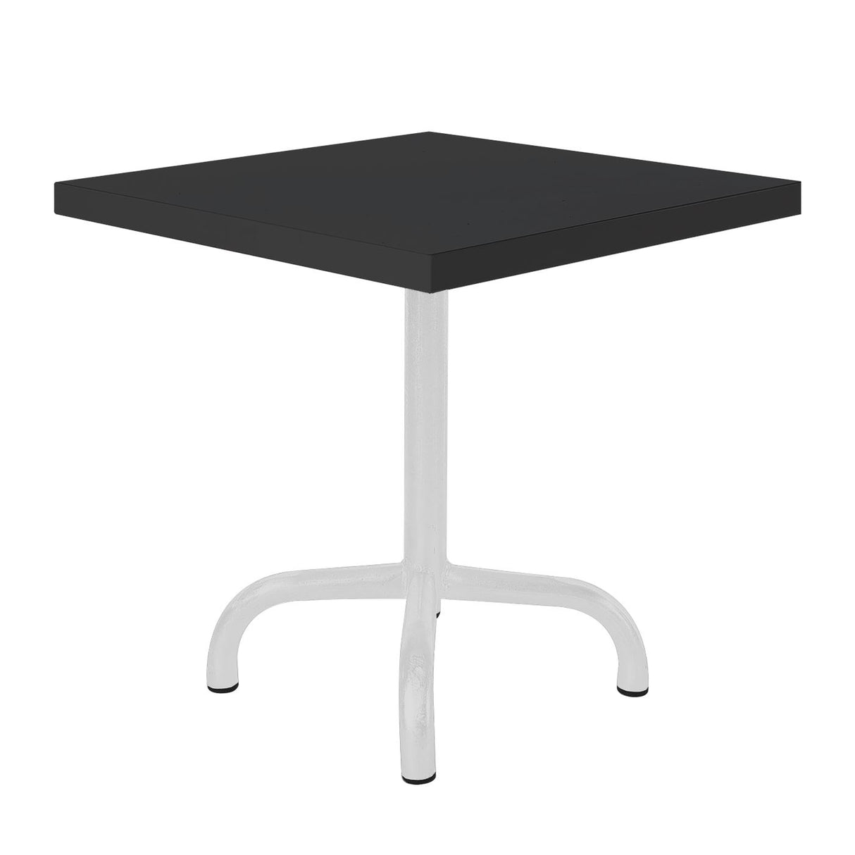 Schaffner Säntis Table d'appoint rabattable 50x50cm Blanc 90 Noir 91 