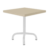 Schaffner Säntis Table d'appoint rabattable 50x50cm Blanc 90 Sable Pastel 15 