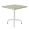 Schaffner Säntis Table d'appoint rabattable 50x50cm Blanc 90 Vert Pastel 64 