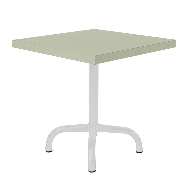 Schaffner Säntis Table d'appoint rabattable 50x50cm Blanc 90 Vert Pastel 64 