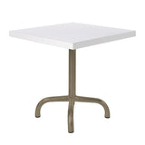 Schaffner Säntis Table d'appoint rabattable 50x50cm Champagne 85 Blanc 90 
