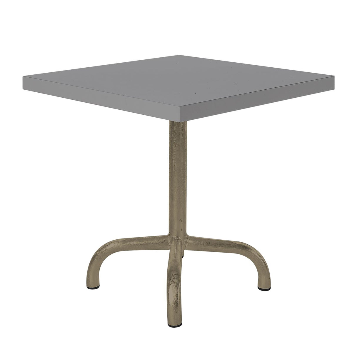 Schaffner Säntis Table d'appoint rabattable 50x50cm Champagne 85 Gris Argent 78 