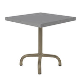 Schaffner Säntis Table d'appoint rabattable 50x50cm Champagne 85 Gris Argent 78 