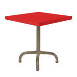 Schaffner Säntis Table d'appoint rabattable 50x50cm Champagne 85 Rouge 30 