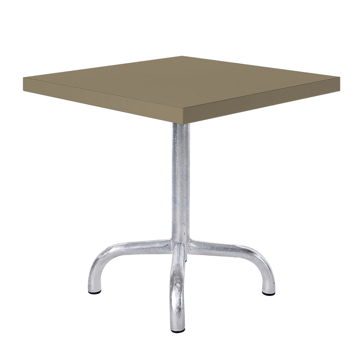 Schaffner Säntis Table d'appoint rabattable 50x50cm Galvanisé à chaud 02 Champagne 85 