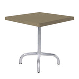 Schaffner Säntis Table d'appoint rabattable 50x50cm Galvanisé à chaud 02 Champagne 85 