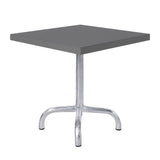 Schaffner Säntis Table d'appoint rabattable 50x50cm Galvanisé à chaud 02 Graphite 73 