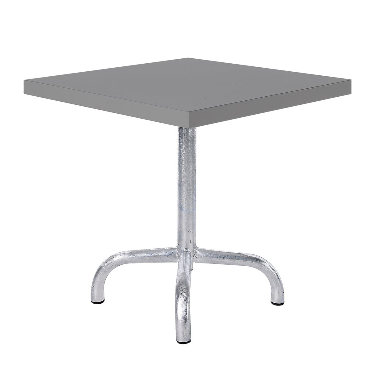 Schaffner Säntis Table d'appoint rabattable 50x50cm Galvanisé à chaud 02 Gris Argent 78 