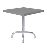 Schaffner Säntis Table d'appoint rabattable 50x50cm Galvanisé à chaud 02 Gris Argent 78 