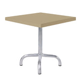 Schaffner Säntis Table d'appoint rabattable 50x50cm Galvanisé à chaud 02 Marron Pastel 83 